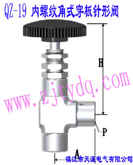 QZ-19 ���ݼy��ʽ��������yQZ-19 Femals Screw Angle Pattern Wall-separting Needle Valve